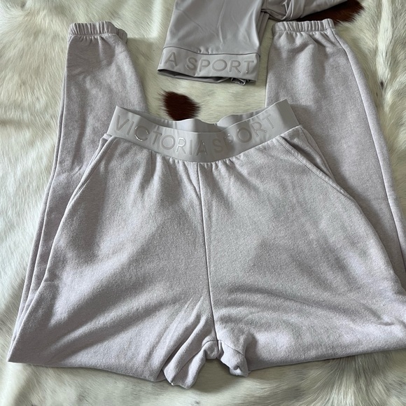 LIKE NEW VS Sport Lounge Sweat Pants Purplish Grey - Picture 2 of 9